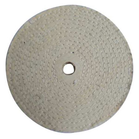 Buffing Wheel, Spiral Sewn, 10 In Dia.