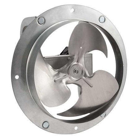 Exhaust Fan, 12In Bl, Aluminum, 115V