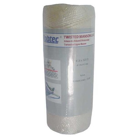 Rope, Nylon, Twisted, .058In. dia., 1050ft L