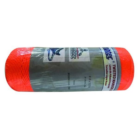 Rope, Nylon, Twisted, 37/64 In. dia., 525ftL