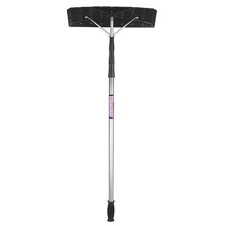 Snow Roof Rake, Plastic Blade, 23-1/2" W
