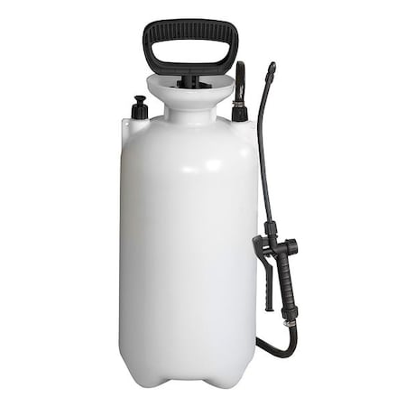 2 gal Handheld Sprayer, Polyethylene, 42 in L Hose, Cone Nozzle Spray Pattern, 45 PSI Manual