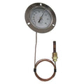 Analog Panel Mt Thermometer, 100 to 350F