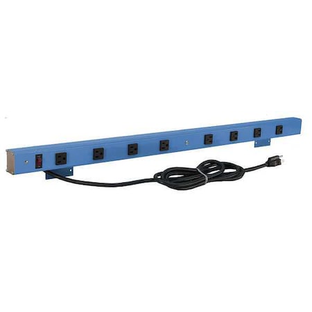 Power Strip, 8 Outlet(s) Black