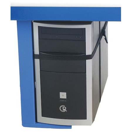 CPU Holder,17 W x 17 D x 17 in. H,Black