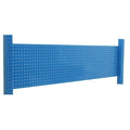 Pegboard Backwall,60 W x 2 D x 14 H,Blue