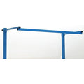 Task Light Frame,60 W x 8 D x 6 H,Gray