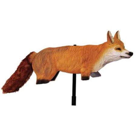 Fox Decoy, 28 in H, Black/Orange/White