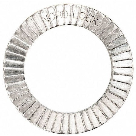 Wedge Lock Washer, For Screw Size 1-1/2 in Steel, Plain Finish