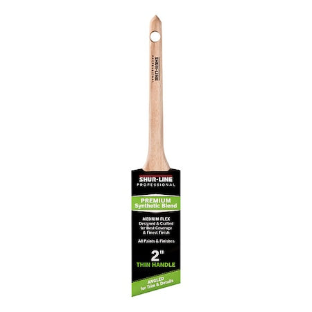 2 in Angle Sash Medium, Paint Brush, Plastic Handle