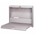 Wall Mounted Desk, 20x16-3/8x3-3/8In, Gray