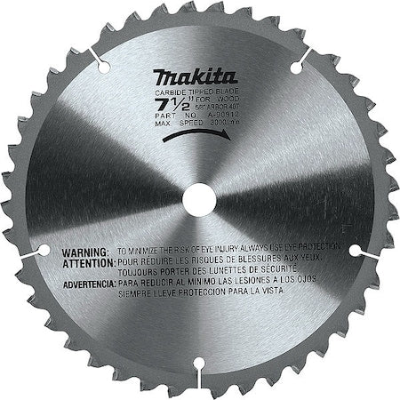 7-1/2" 40T Carbide-Tipped Miter Saw Blade