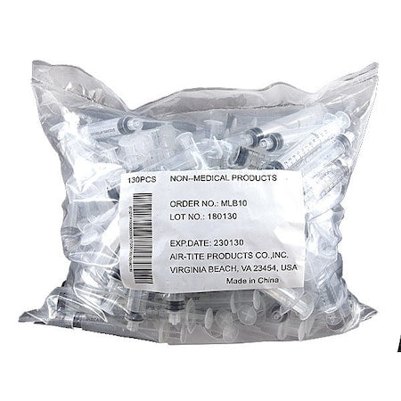 Syringe, Bulk, 10mL Luer Slip, PK130