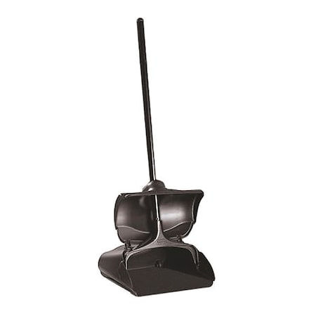 Long Handled Dust Pan, Black