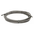 Drain Cleaning Cable, 5/8 in Dia, 100 ft L