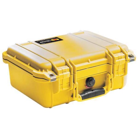 Yellow Protective Case, 13.37"L x 11.62"W x 6"D