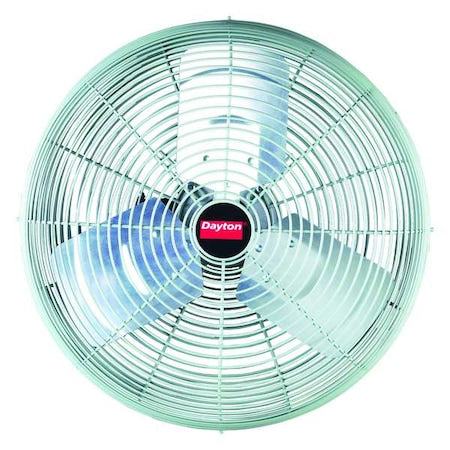 Standard Duty Industrial Fan, Ceiling, IBeam, Pedestal, Wall Mount, 18 in Blade Dia, 115V