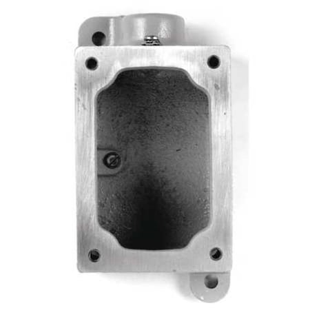 Electrical Box, Not Applicable, Mounting Box Type, 1 Gang, Malleable Iron, Rectangular Shape