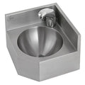 Corner Bathroom Sink,Wall,12-3/4 In. L