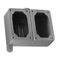 Electrical Box, Not Applicable, Mounting Box Type, 2 Gangs, Aluminum, Rectangular Shape