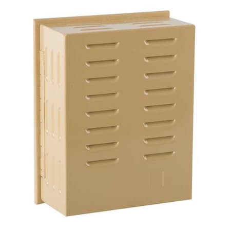 Universal Thermostat Guard, Tan, Metal
