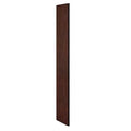 Locker End Panel, 18x72, Mahogany