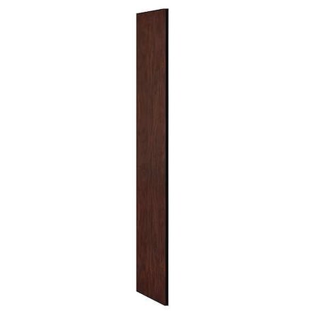 Locker End Panel, 18x72, Mahogany