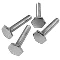 AdjustableLevelingFeet, Gray, Steel, PK4