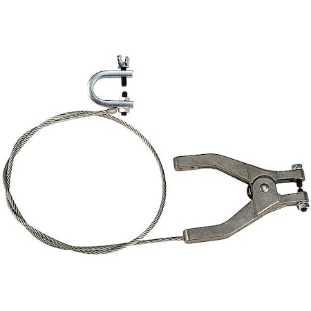 Ground Wire with Clamp and C-Clamp