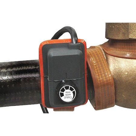 Heating Tape, Adjustable Thermostat Control, 120VAC, 720W, 1"Wx10'L