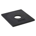 Delineator Base, Rubber, 1 in Height, 15 in Length, 10 lb, Black