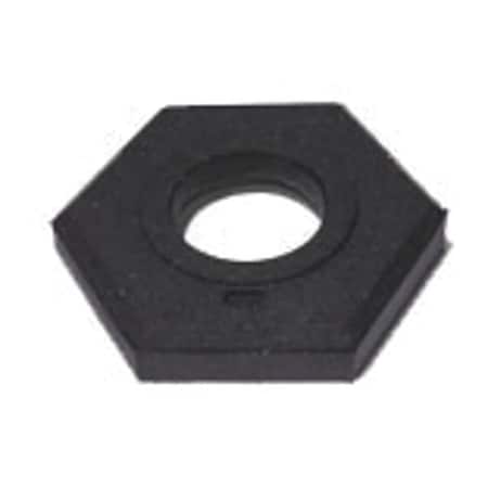 Delineator Base, Rubber, 2 in Height, 17 3/4 in Length, 15 lb, Black
