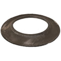 Channelizer Drum Base, Rubber, 3 in Height, 32 in Length, 22.5 lb, Black