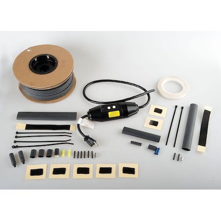 Electric Heating Cable Kit, 240VAC, 100 ft Length