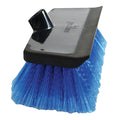 10 in W Soft Brush Head, Not Applicable L Handle, 4 in L Brush, Blue, Polypropylene, 4 in L Overall