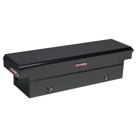 Truck Box,Crossover,Aluminum,71-1/2""W,Black,11.3 cu. ft.