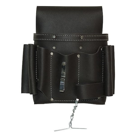 Tool Pouch, Tool Pouch, Brown, Leather, 8 Pockets
