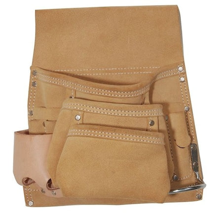 Tool Pouch, Tool Pouch, Tan, Leather, 10 Pockets