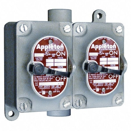 Tumbler Switch,EDSC Series,2 Gangs,3-Way