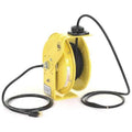 Cord Reel, Flying Lead, 12 AWG, Yellow Reel Color, 50 ft Length
