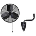 Light Duty Industrial Fan, Wall Mount, 18 in Blade Dia, 120V, 4,000/5,700 cfm, Oscillating