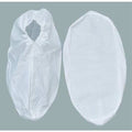 Disposable Shoe Covers, Polyolefin, White, Slip Resistant Sole: No , XL