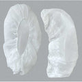 Disposable Shoe Covers, Polypropylene, White, Slip Resistant Sole: Yes , 2XL