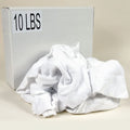 Recycled Cotton Terry Towels Cloth Rag 10 lb. 14" x 17", White