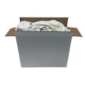 Recycled Cotton Sweatshirt Cloth Rag 50 lb. Varies Sizes, White