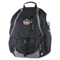 Backpack, Black, Polyester, 5 Pockets