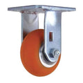 Rigid Plate Caster,Orange,4