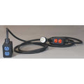 SOOW; Stringer Extension Cord, 12 AWG, Indoor, 12/4, 4 Outlets, 5-20R, Black, Rubber, L14-20P