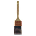2-1/2" Flat Sash Firm, Nylon/Polyester Bristle, Paint Brush, Hardwood Handle