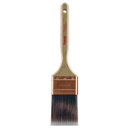 2-1/2" Flat Sash Firm, Nylon/Polyester Bristle, Paint Brush, Hardwood Handle
